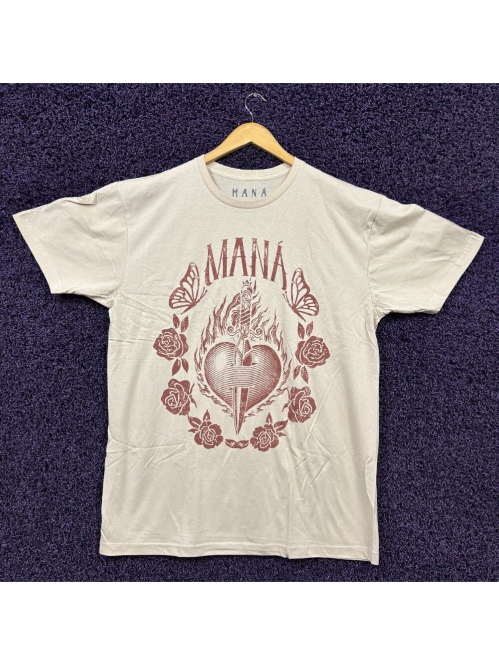 Mana Vivir Sin Aire Tour T-Shirt Size Extra Large